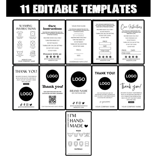 Hang Tag Templates